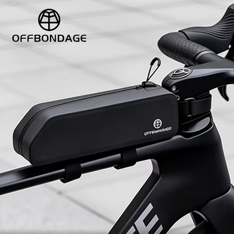 Gravel Bike Frame Bag Bikepacking - Fahrrad-Toprohrtasche, wasserdicht, Frontrahmen-Fahrrad-Aufbewahrungstasche, tragbare Fahrrad-Werkzeugtasche, verschleißfest,