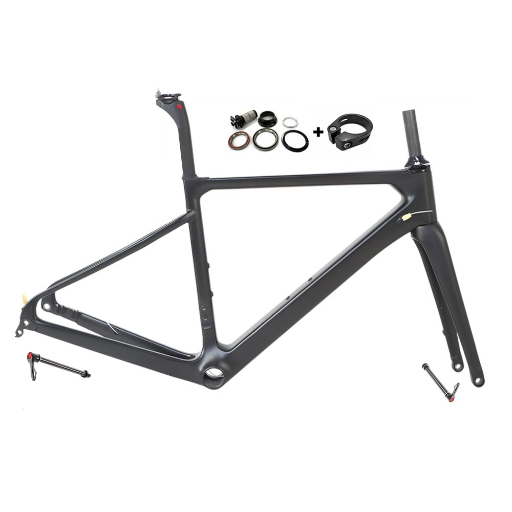Carbon Gravel Frame Disc Brake 700C - Chinesischer OEM 700c Carbon-Gravel-Rennradrahmen mit Steckachse