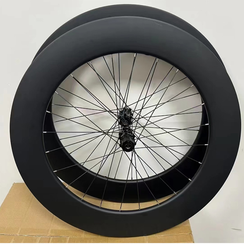 Gravel Bike Wheelset Carbon 700C - Carbon-Rennrad-Laufrad mit Steckachse 12x100mm 12x142mm Center