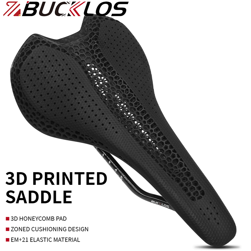 Carbon Saddle 3D Printed Honeycomb - BUCKLOS Vollcarbon-Fahrradsattel, 3D-gedruckter Fahrradsitz, Wabenstruktur, hohl,
