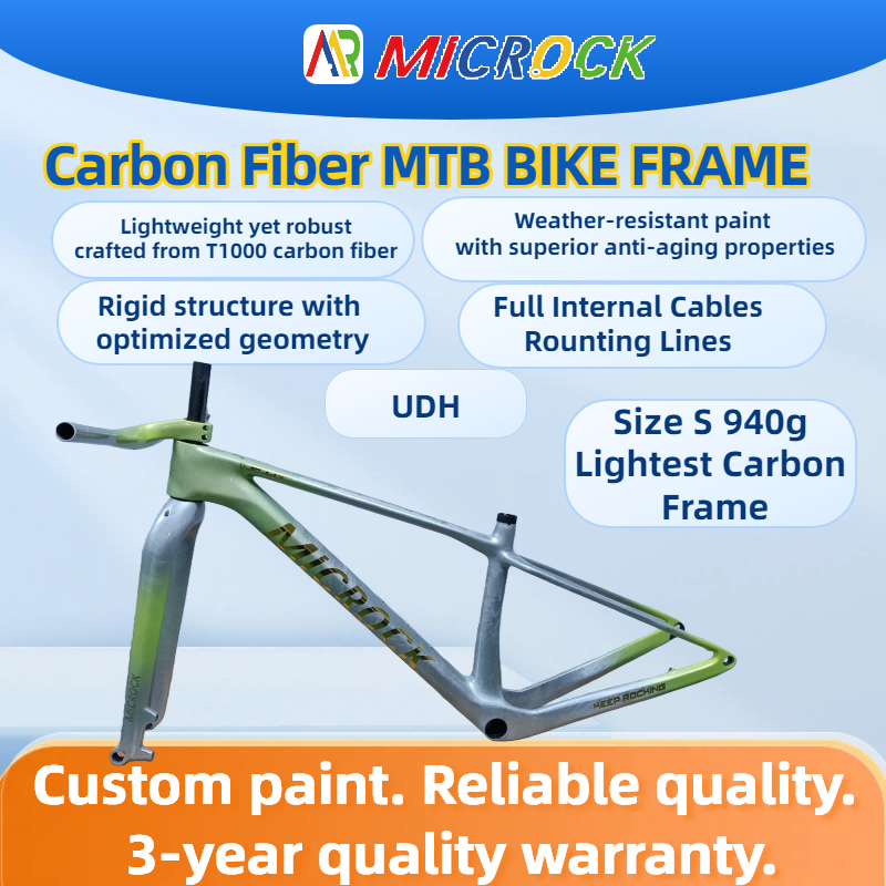 Carbon Mountain Bike Frame 29Er Boost - T1000 Carbon Fiber MTB Hardtail Fahrradrahmen