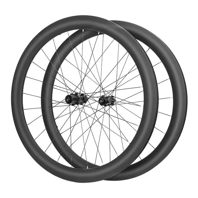 Gravel Bike Wheelset Carbon 700C - Carbon-Gravelbike-Laufradsatz 35mm Tiefe 29mm Breite Gravelbike-Carbonräder