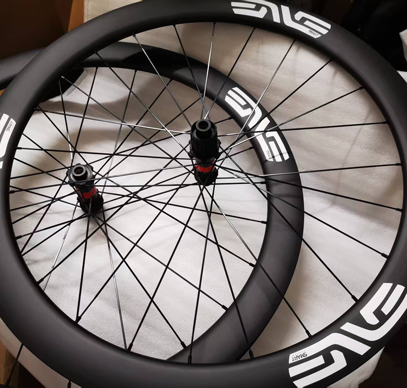 Gravel Bike Wheelset Carbon 700C - Leichter Laufradsatz 45/50/60mm Carbon-Rennradlaufräder mit Aufkleber,