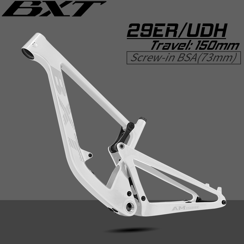 Carbon Mountain Bike Frame 29Er Boost - BXT-117 Carbon-Federungsrahmen 29er Carbon-MTB-Rahmenset Carbon-Vollfederungsrahmen Boost