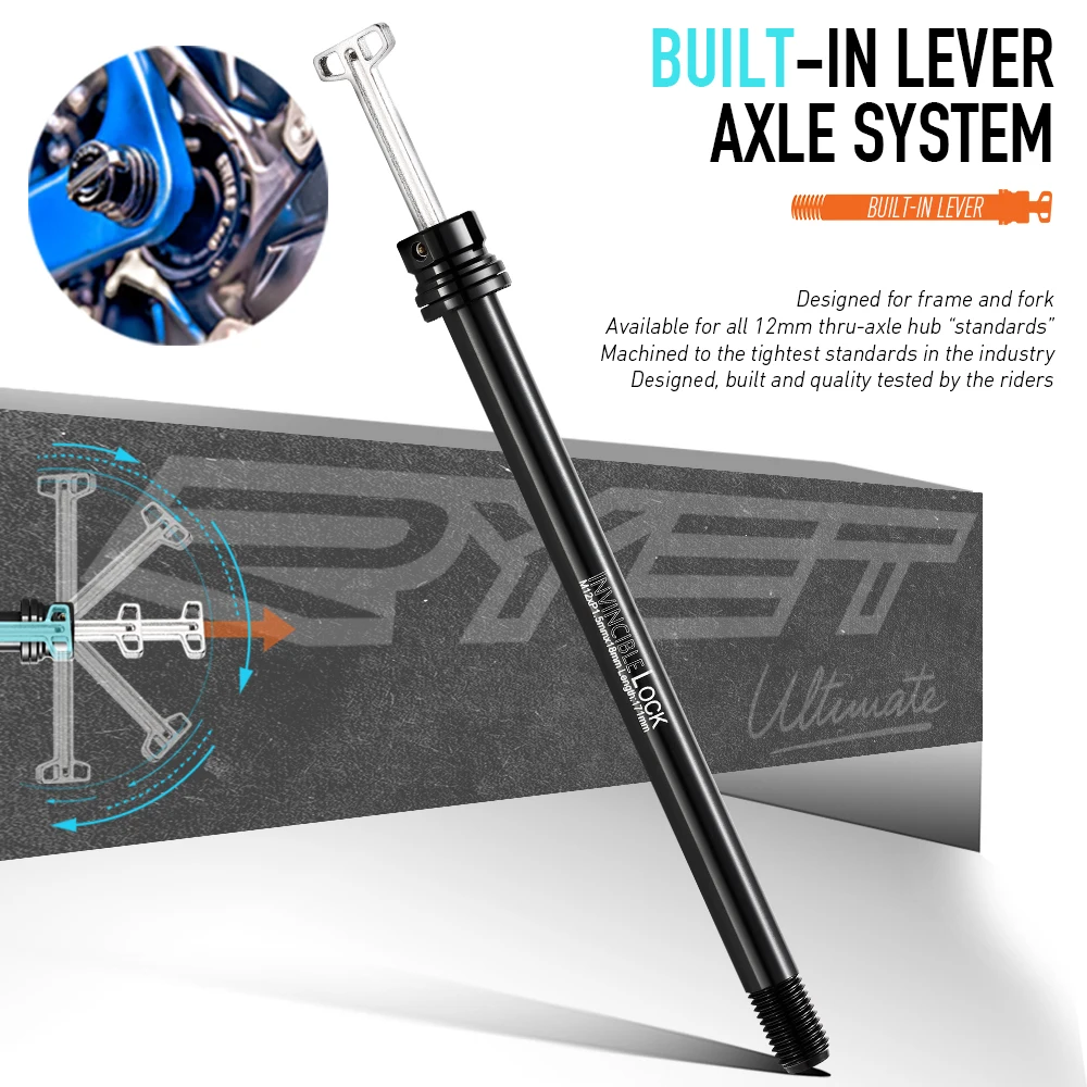 Bike Thru Axle Lever 12X142 - RYET MTB Rennrad 12mm Steckachse 12x100