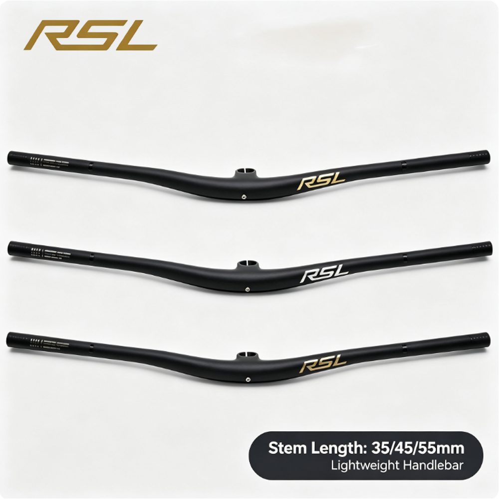 Integrated Carbon Handlebar Stem Gravel - RSL Integrierter Carbonfaser-Lenkerstiel 27,5mm Steigung 35/45/55mm