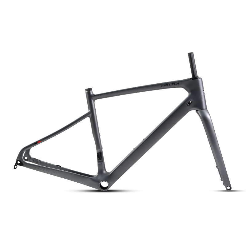 Carbon Gravel Frame Disc Brake 700C - Neuer Style Gravel V1 Fahrradrahmen Carbon-Fahrradrahmen