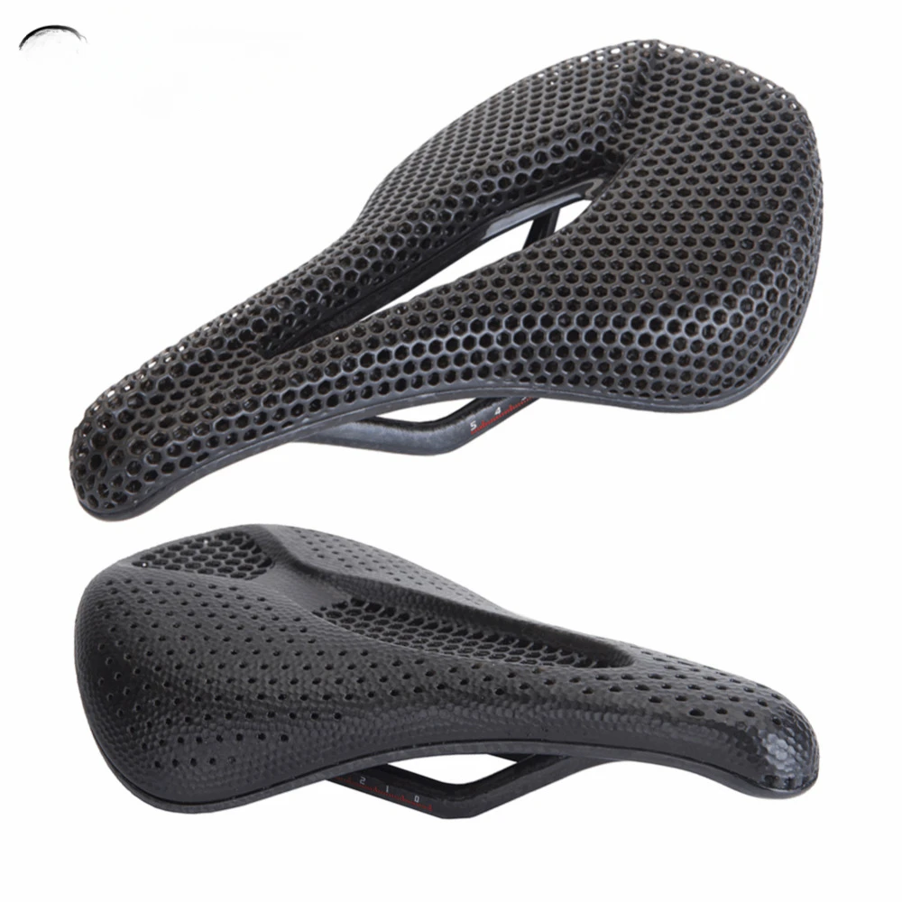 Carbon Saddle 3D Printed Honeycomb - Fahrrad 3D-Technologie Drucke Carbonfaser Rennrad Mountainbike