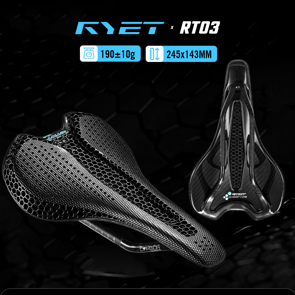 RYET 3D-gedruckter Waben-Satte – Carbon Saddle 3D Printed Honeycomb Bewertung und Preis