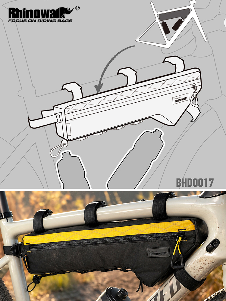 Rhinowalk Fahrrad Rahmentasche – Gravel Bike Frame Bag Bikepacking Bewertung und Preis