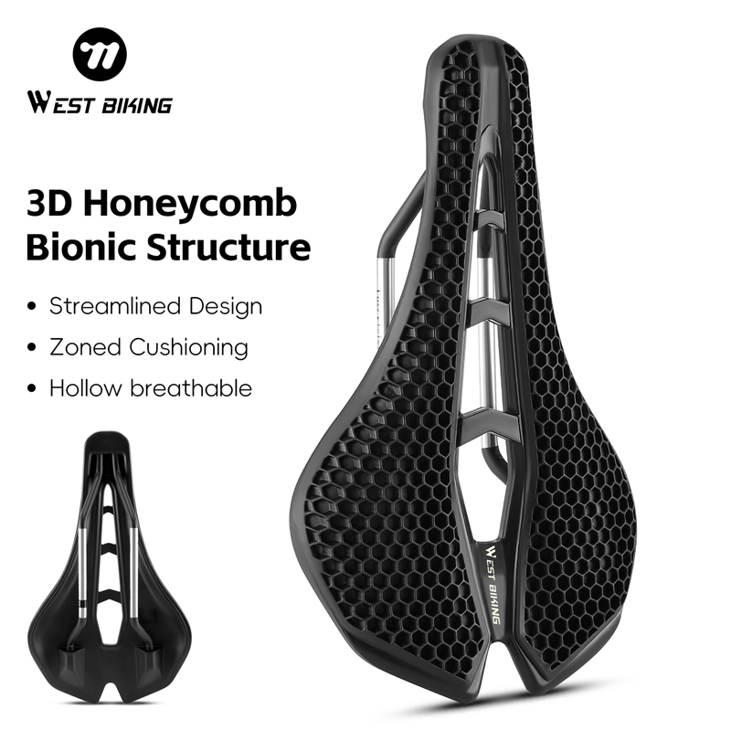 WEST BIKING Fahrradsattel, 3D- – Carbon Saddle 3D Printed Honeycomb Bewertung und Preis