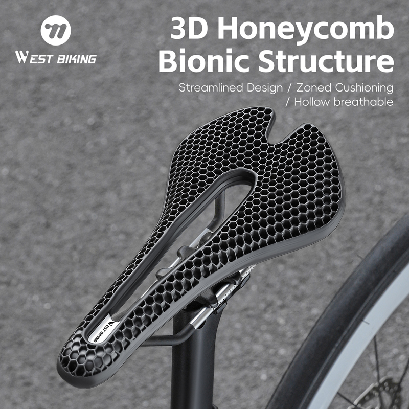 WEST BIKING Fahrradsattel, 3D- – Carbon Saddle 3D Printed Honeycomb Bewertung und Preis