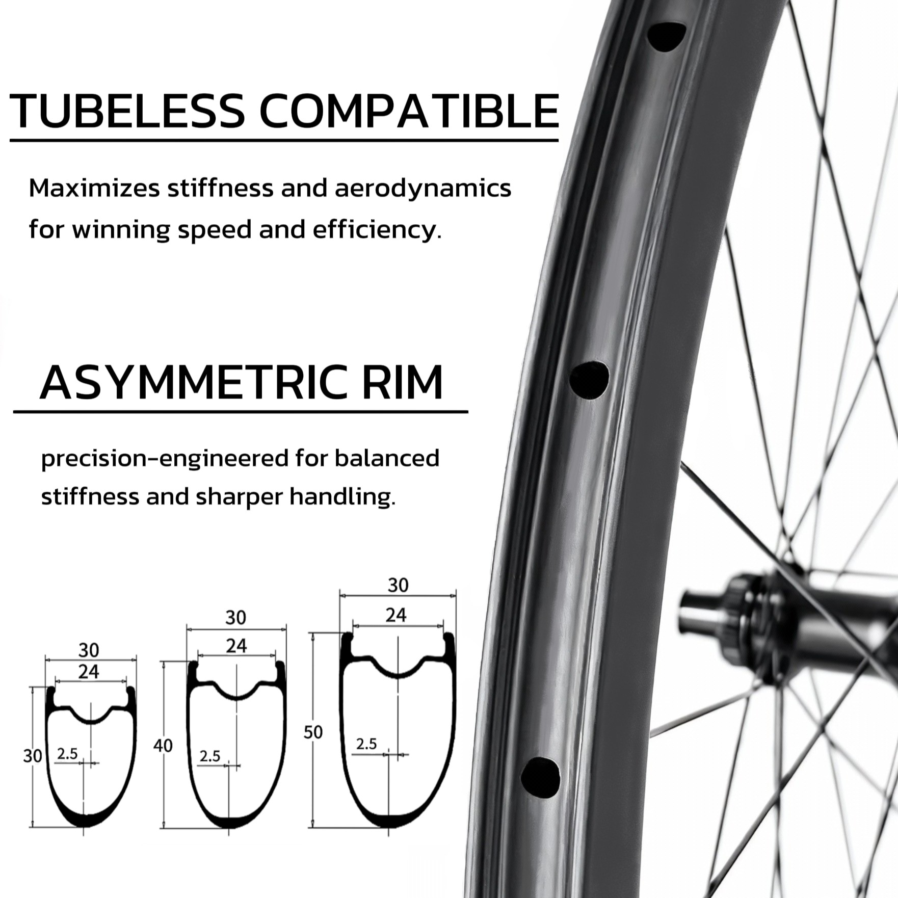 Carbon-Laufradsatz 700c Ratsch – Gravel Bike Wheelset Carbon 700C Bewertung und Preis