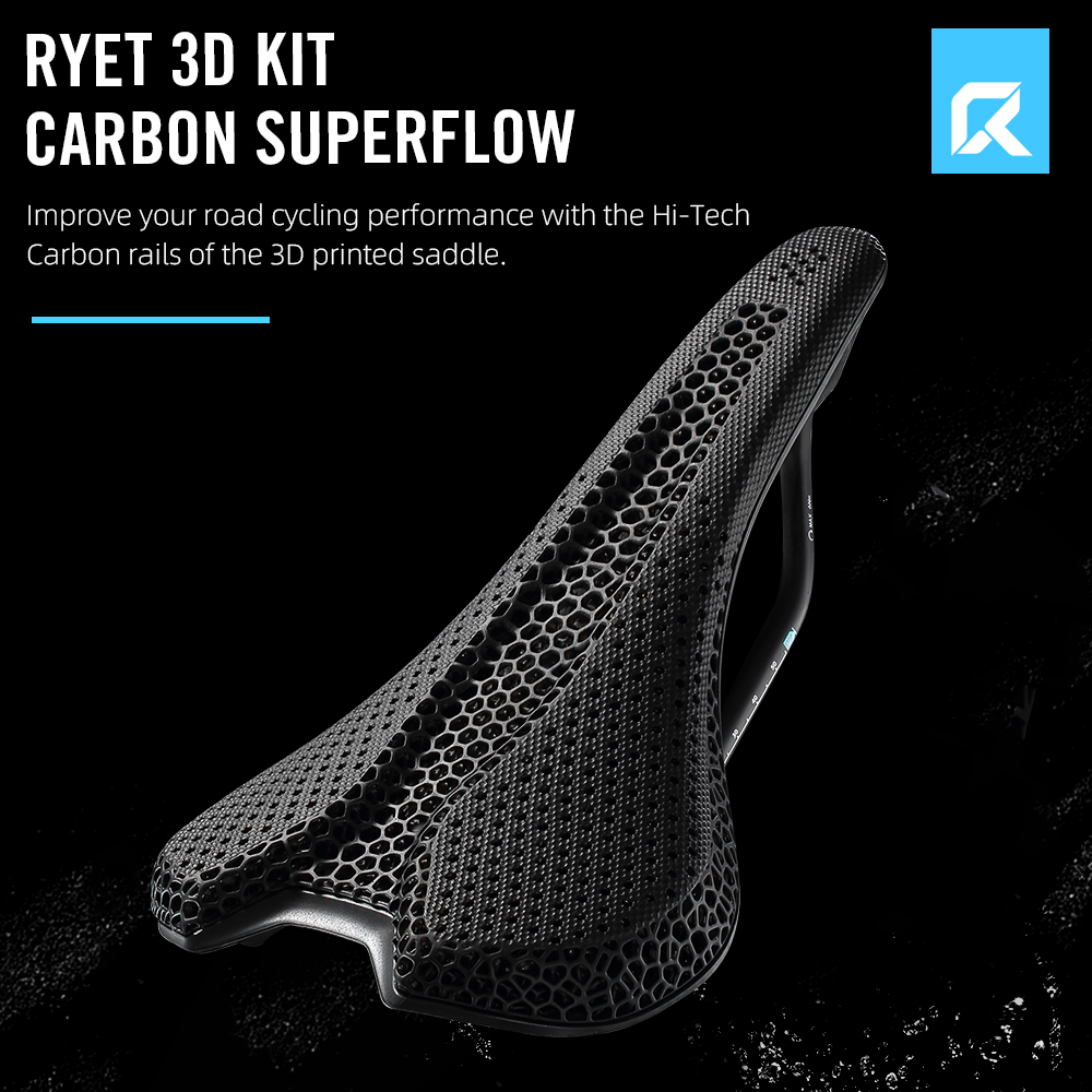 RYET 3D-gedruckter Carbonsatte – Carbon Saddle 3D Printed Honeycomb Bewertung und Preis