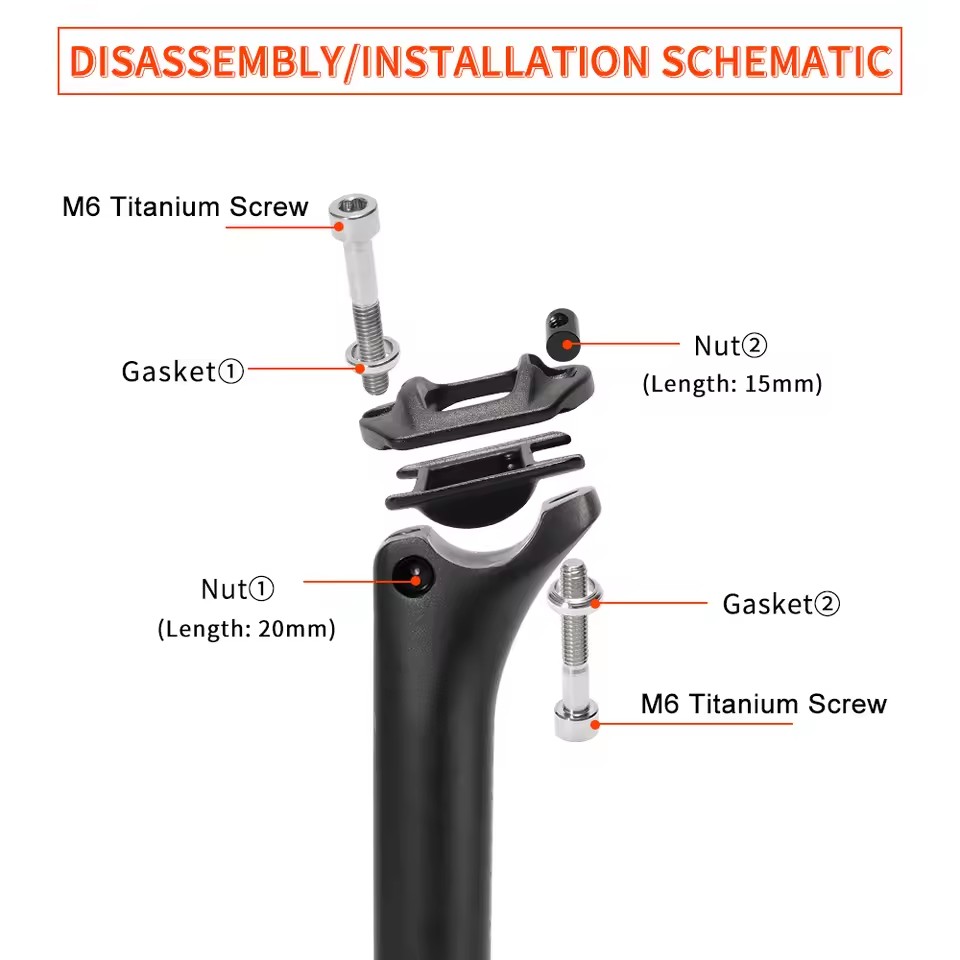 TOSEEK T800 Carbon-Sattelstütz – Carbon Seatpost 27.2 31.6 Offset Bewertung und Preis