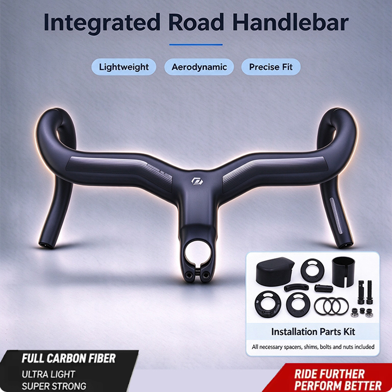 Integrierter Gravel-Lenker aus – Integrated Carbon Handlebar Stem Gravel Bewertung und Preis