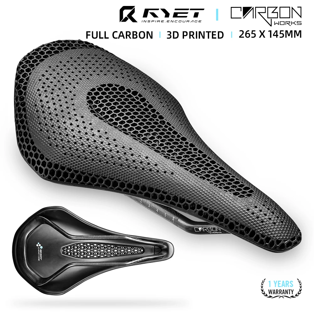 RYET 3D-gedruckter Vollcarbon- – Carbon Saddle 3D Printed Honeycomb Bewertung und Preis