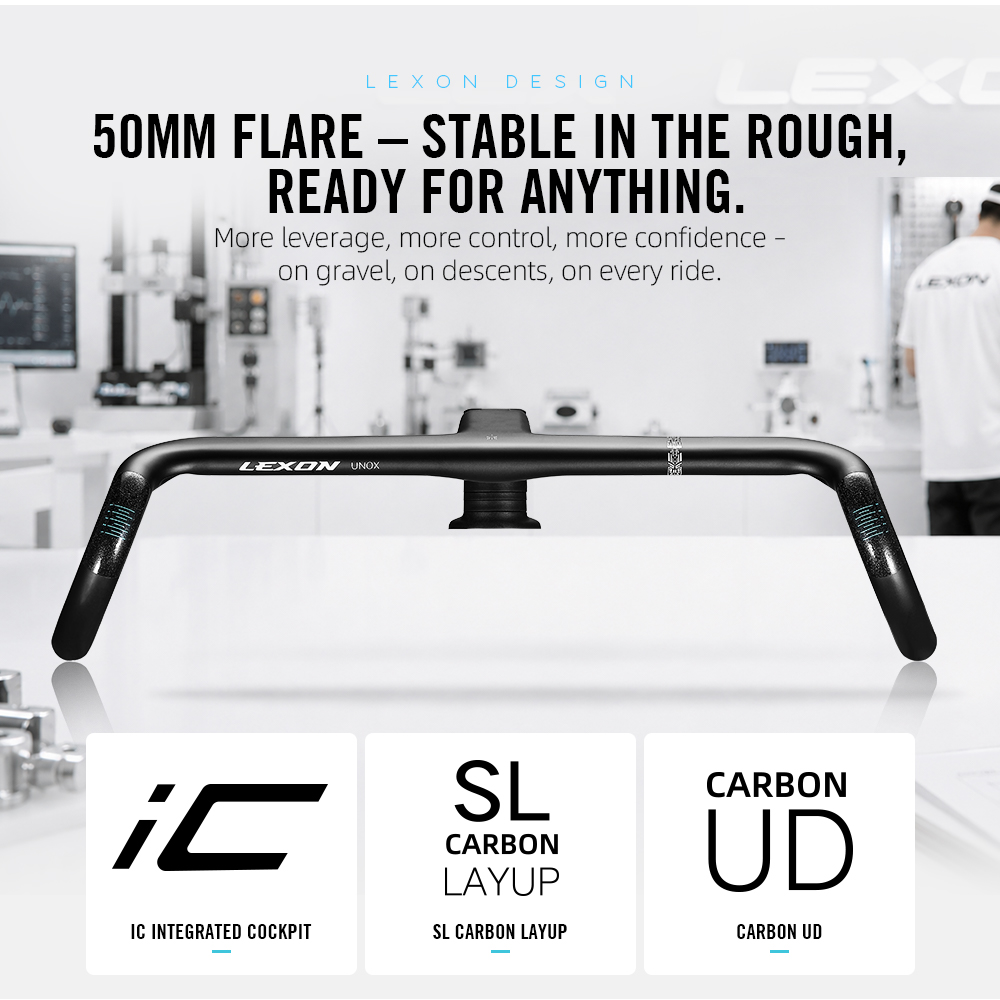 LEXON Premium Carbon Gravel-Le – Integrated Carbon Handlebar Stem Gravel Bewertung und Preis