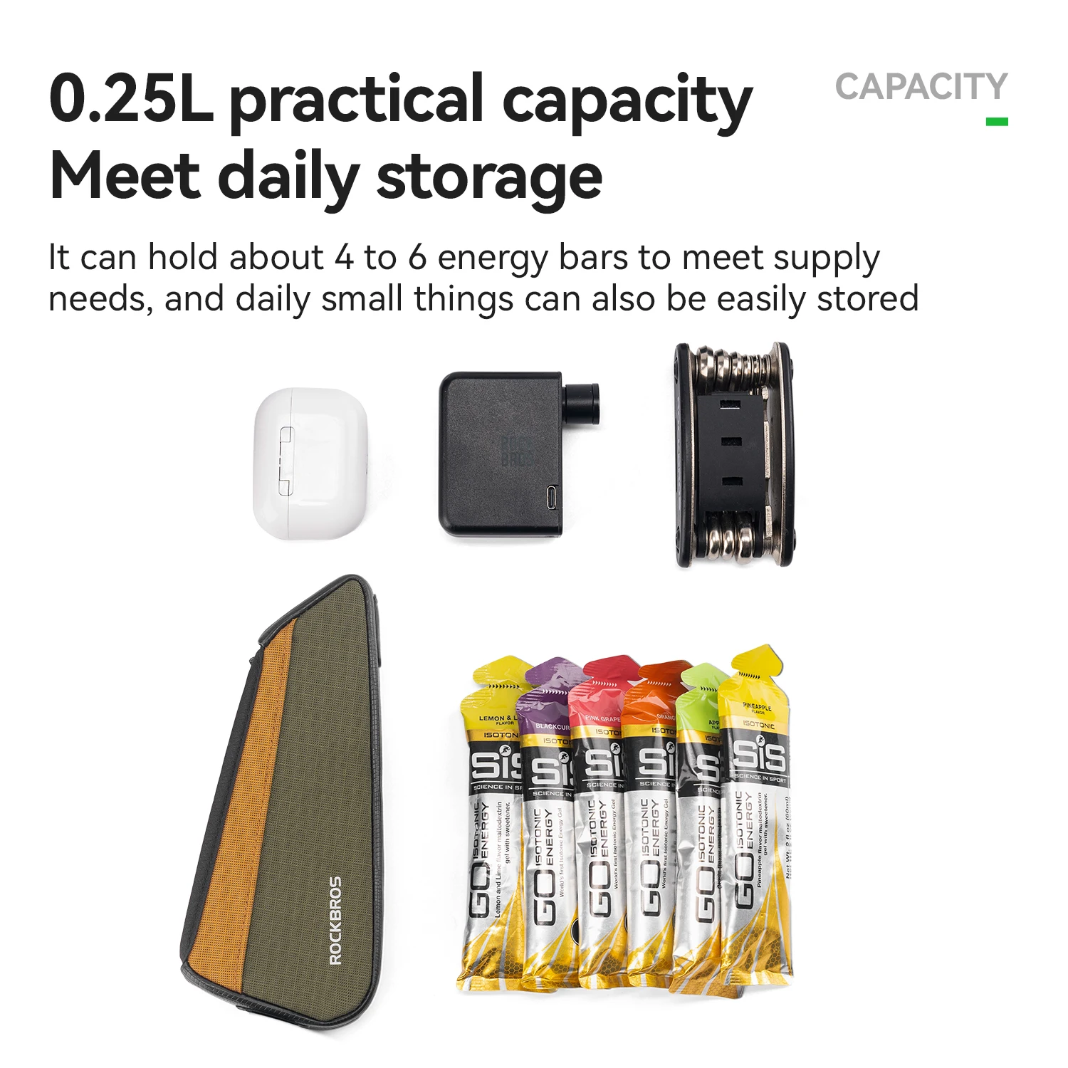 ROCKBROS Fahrrad 0,25L Fahrrad – Gravel Bike Frame Bag Bikepacking Bewertung und Preis