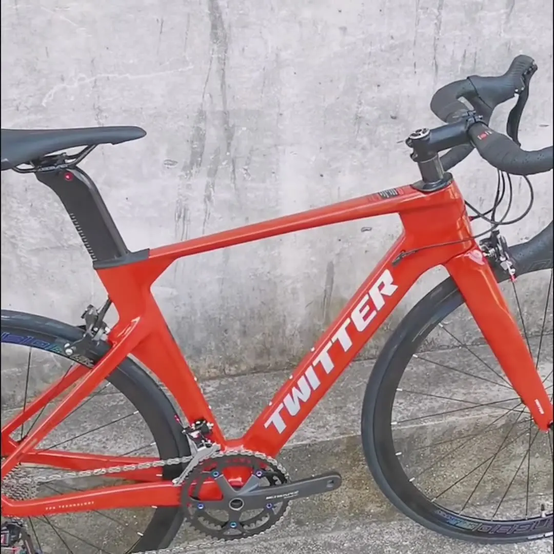 TWITTER Neue R10 Carbon Faser  – Carbon Gravel Frame Disc Brake 700C Bewertung und Preis