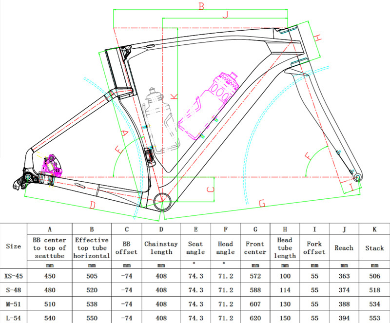 Carbon Fahrradrahmen Gabel Twi – Carbon Fork Gravel Disc Brake Bewertung und Preis