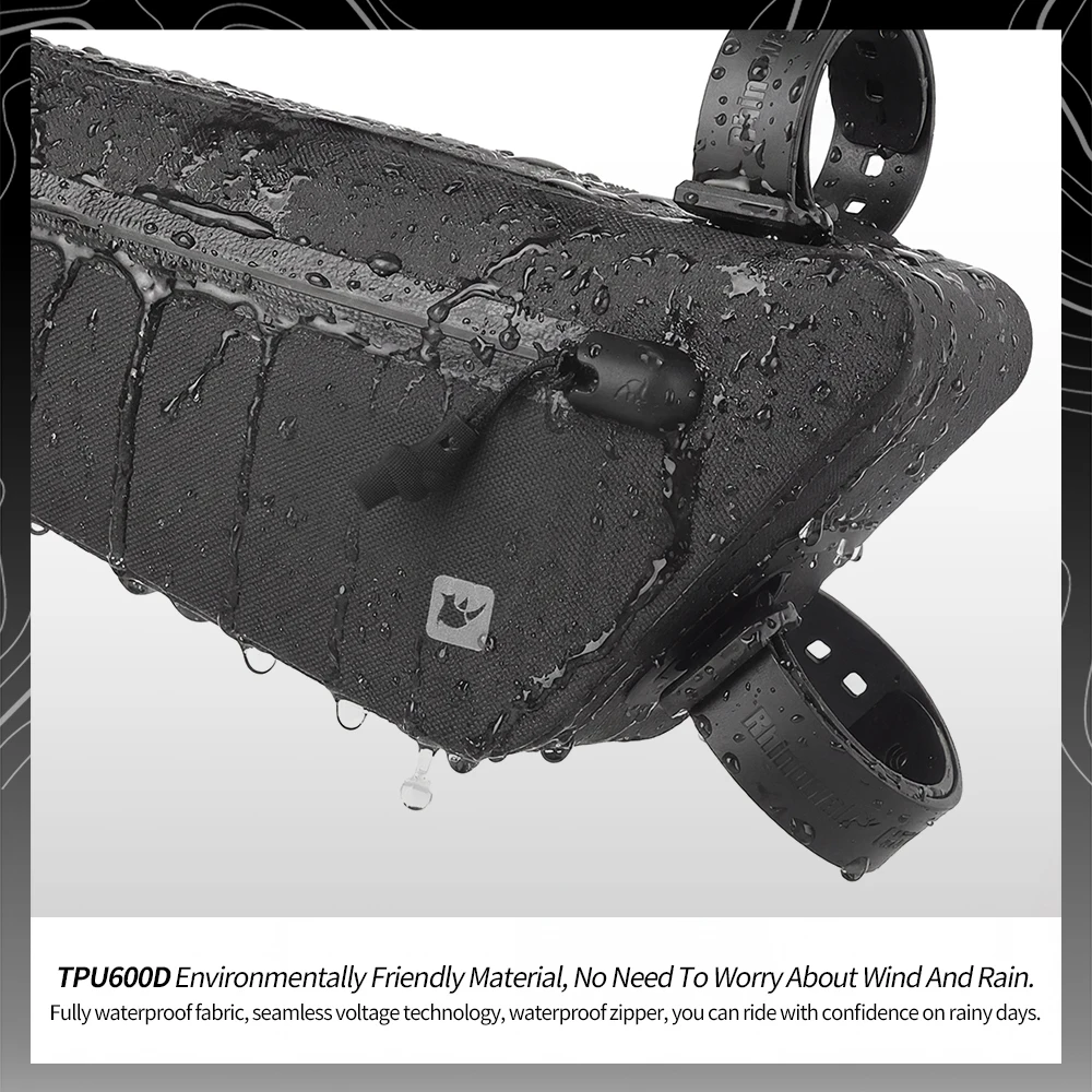 Rhinowalk Fahrradrahmentasche  – Gravel Bike Frame Bag Bikepacking Bewertung und Preis
