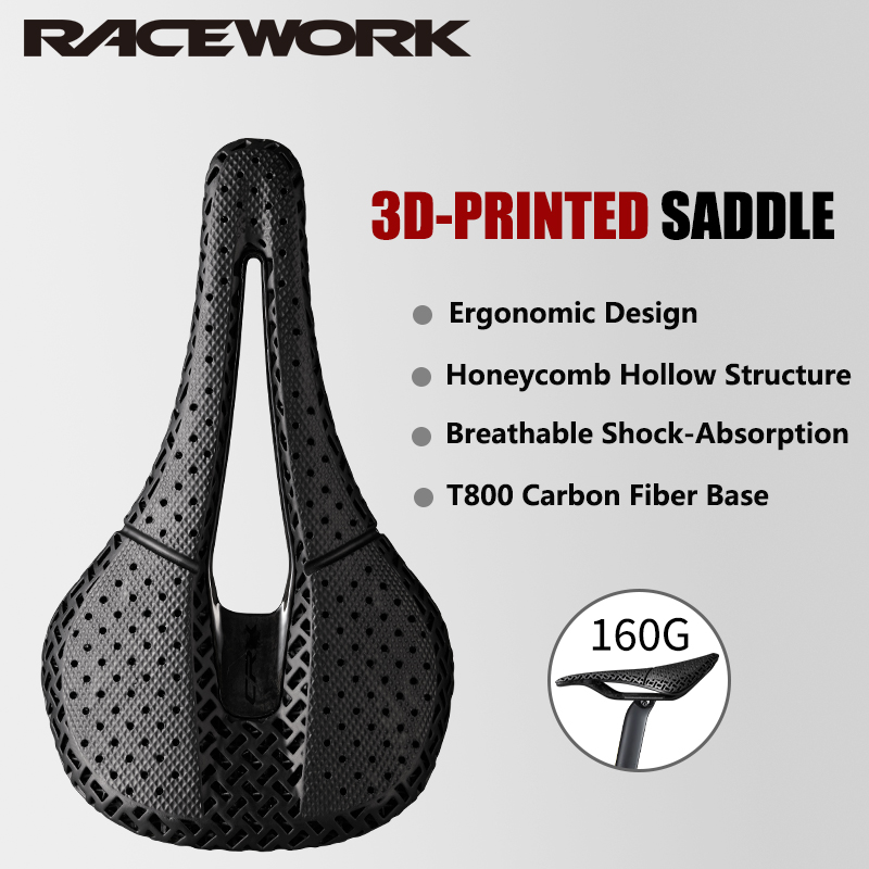 Racework 3d gedruckt Fahrrads  – Carbon Saddle 3D Printed Honeycomb Bewertung und Preis