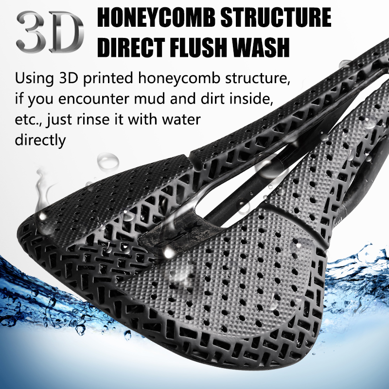 Racework 3d gedruckt Fahrrads  – Carbon Saddle 3D Printed Honeycomb Bewertung und Preis