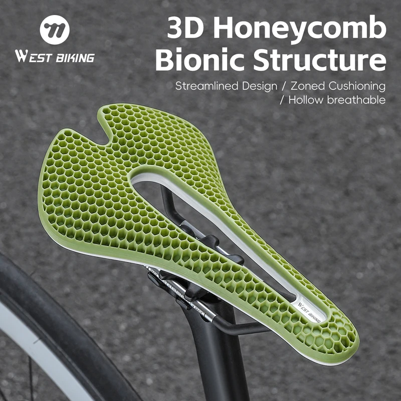WEST BIKING Fahrradsattel 3D-G – Carbon Saddle 3D Printed Honeycomb Bewertung und Preis