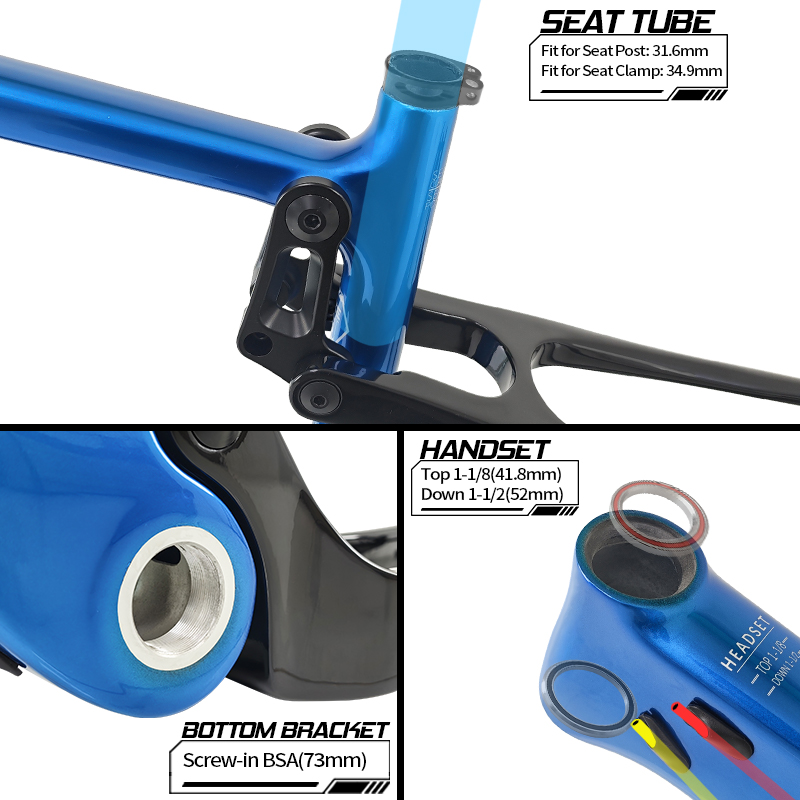 BXT 29er T1000 Carbonfaser Vol – Carbon Mountain Bike Frame 29Er Boost Bewertung und Preis