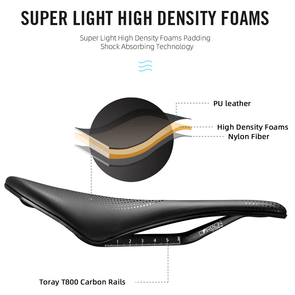 RYET Carbon 3D-gedruckter Fahr – Carbon Saddle 3D Printed Honeycomb Bewertung und Preis