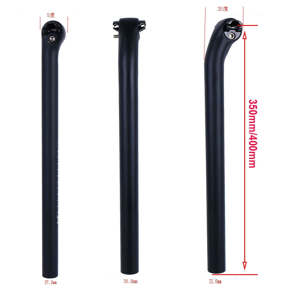 Neueste schwarze Logo-Sattelst – Carbon Seatpost 27.2 31.6 Offset Bewertung und Preis